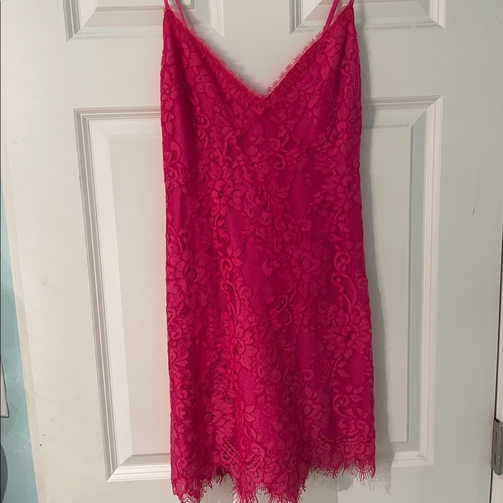 NBD X Naven Lace Pink Dress